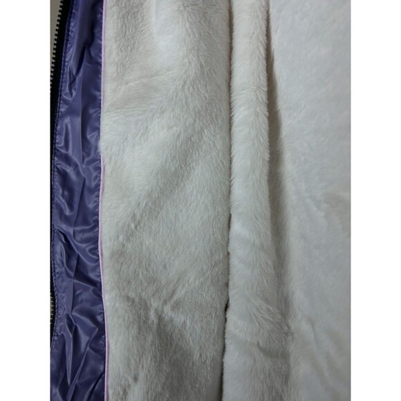 Steve Madden‎ Womens Large Lavender Puffer Faux Fur Lining NWT Jacket - Picture 13 of 15